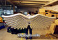 Shiny Slivery Angel Wings Inflatable Costumes for Adults Stage and Party Performance