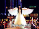 Pure White Inflatable Angel Wings for Stage, Concert and Festival Decoration