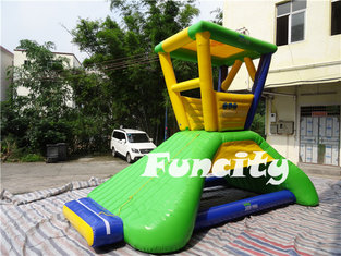 China 6mLx5mWx4.2mH Inflatable Water Toys 0.9mm PVC Tarpaulin Water Lifeguard Tower supplier