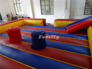 Adult Blue / Red Inflatable Sport Games Inflatable Jousting Field For Kids
