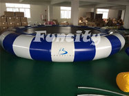 Customized Inflatable Water Toys For Kids , Inflatable Water Trampoline with Stailess Steel Spring