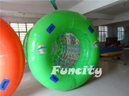 Outdoor Green Color Inflatable Walk On Water Ball For Adults / Kids