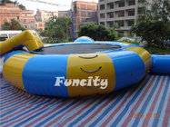 0.9MM Thickness PVC Tarpaulin inflatable water trampoline combo