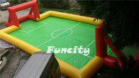 Sealed Inflatable Football Games , Inflatable football Pitch for Sport Games