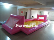 16ml X 8mw X 2.5mh Inflatable Water Soccer Field , Inflatable Soccer Game