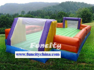 Customized Inflatable Soccer Field Football Playground Collapsing