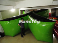 Outdoor X Shape Tactical Air Inflatable Bunkers For Paintball Games