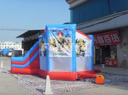 Spiderman Theme Inflatable Jumping Slide 0.5mm PVC Tarpaulin Kids Inflatable Bouncer