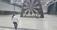 Mesmerizing Game Inflatable Football Dart Board Shooting Target With Air Blower