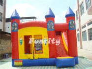 Customizable Size Pvc Inflatable Bouncer House With Slide For Kids Fun
