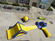 Seashore Funny Inflatable Water Park Games For Aquatic Parks Custom Design