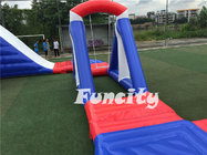 Durable PVC 6m * 2m * 3m Inflatable Water Toy Beach Swing With Good Elasticity