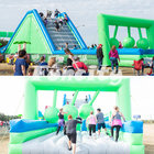 Funny 5K Run Obastacle Inflatable Finish Line 0.55mm PVC Tarpaulin Material