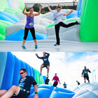 Giant Inflatable Jump Challenging Inflatable Games For Adults 25.9m * 9.1m * 4.6m