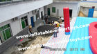 Good Quality 0.55mm PVC Tarpaulin Beach Volleyball Game Colorful Inflatable Sports Games