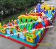 0.55mm PVC Tarpaulin Kids &Adults Inflatable Fun City Playground for Amusement Park and Public Garden