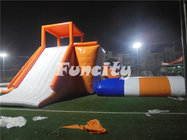 Beach Inflatable Water Park Amusement Park 0.90MM PVC Tarpaulin , 2 Years Warranty