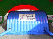 PVC Tarpaulin Blue Inflatable Air Tent Fire Retardant For Exhibition / Promotional