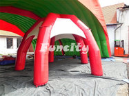 Car Parking Red Dome Inflatable Air Tent Camping With EN15649 Approved