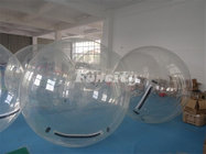 Customized 1.0 Mm PVC / TPU Clear Inflatable Bubble Ball For Swimming Pool