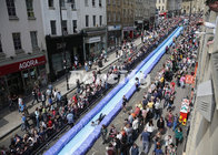 Waterproof Colorful Inflatable Slip N Slide Super Long Slip N Slide In The City