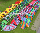 En14960 Outdoor Popular Adults Inflatable 5k Obstacle Course For Running Race