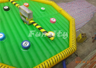 Mechanical Inflatable Jumping Oktagon Wipeout , PVC Material Inflatable Meltdown