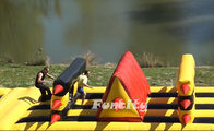 Durable PVC Tarpaulin Running Race Giant Inflatable 5k Obstacle Course For Event