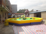 8M Diameter Inflatable Sport Games , Mechanical Inflatable Wipeout Simulator