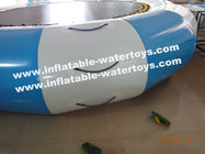 PVC Tarpaulin Inflatable Water Trampoline For Pool , 3m-7m Dimensions