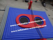 0.55mm PVC Tarpaulin Inflatable Volleyball Game for Inflatable Sports Game with Stainless Steel Trampoline