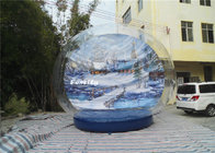 Winter Wonderland 0.9mm PVC Tarpaulin  Giant Inflatable Snow Globe Show Ball
