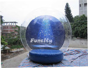 Custom Logo PVC Tarpaulin PVC Dome Inflatable Snow Globe for Christmas Promotion