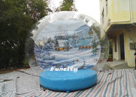 OEM PVC Tarpaulin PVC Dome Inflatable Snow Globe for Christmas Decoration