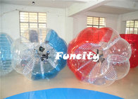 Custom Made Outdoor Sports Games , Inflatable 0.8mm TPU Body Zorbs