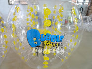 Blue Pvc / Tpu Inflatable Bumper Ball For Kids And Adult 1.0mm Thickness
