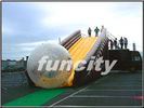 0.55mm PVC Tarpaulin Inflatable Zorbing Ramp with Long Slide Inflatable Zorb Ball