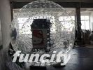 1.0mm TPU material Transparent Inflatable Grass Zorbing Ball with Soft Cushion