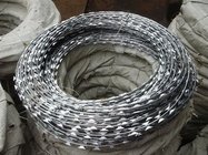 RAZOR BARBED WIRE TYPE CONCERTINA WIRE, CONCERTINA WIRE FOR CROSSED TYPE OR SINGLE TYPE