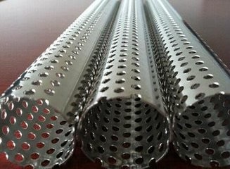 stainless steel perforated metal tube filter
