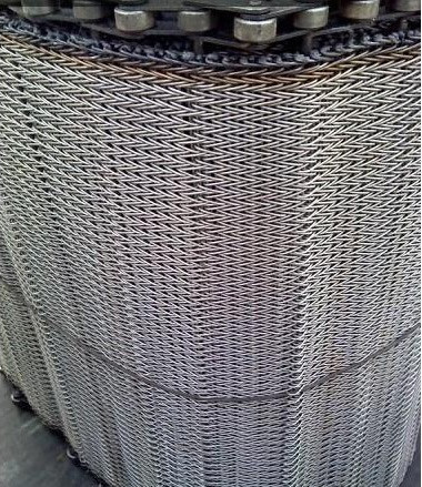 balance weave metal conveyor belt netting,metal spiral wire conveyor belt