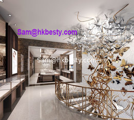 jewelry mall kiosk design and manufacture of kiosk furnitures and lightings