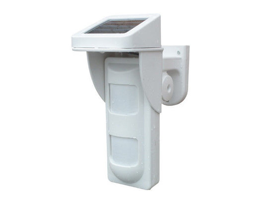 China Outdoor Alarm Motion Detectors With Solar Power independent dual element PIR detection technology supplier