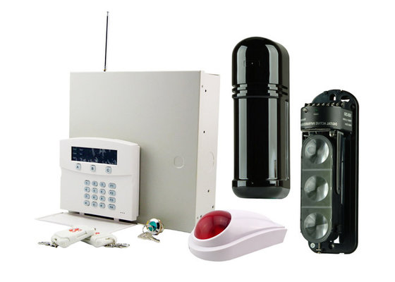 China Monitored Burglar Alarm With6,8 and 16 completely programmable zones supplier