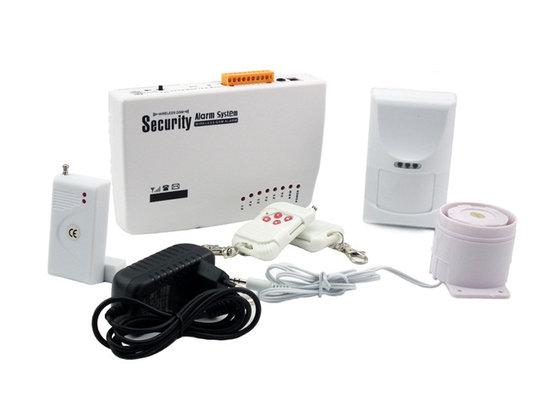 China 4 Wire GSM Wireless Burglar Alarm Systems With Self-check supplier