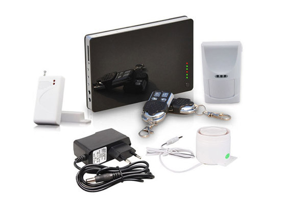 China SMS Wireless GSM Home Security Alarm System In 4 Languages with 12 Wireless Zones supplier