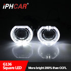 Hid Car/Motorcycle Projector Lens LED Halo Ring Projector Square Lens Light 35W 12V Auto lighting