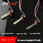 IPHCAR Super Bright  2.5 inch  Bi Xenon Fog Light H11 Bulb For Car Motorcycle 3000K 5500K 6000K IP67 Waterpoof Fog Lamp