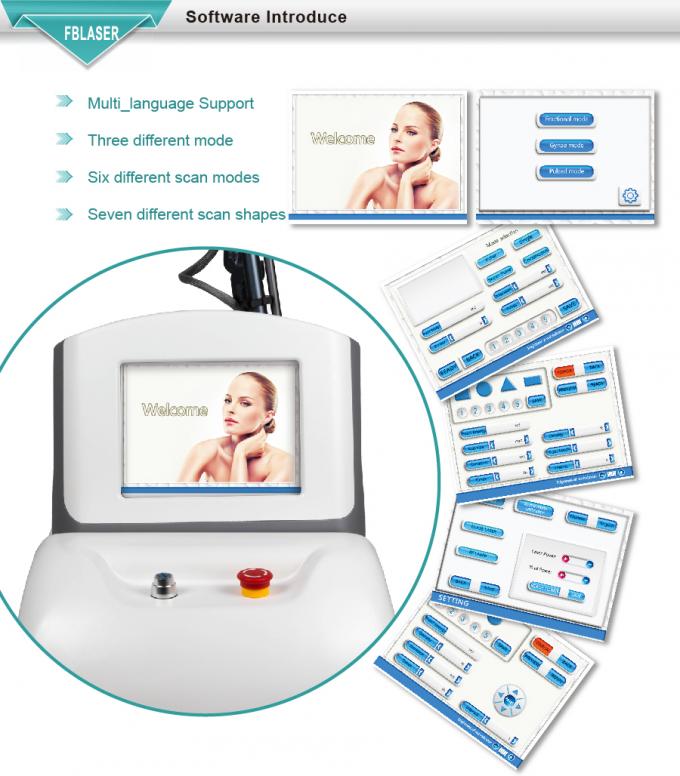 Surgical Fractional CO2 Laser Machine For Skin Rejuvenation and ENT Cutting