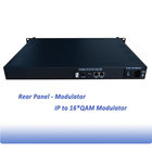Digital TV 16 In 1 Edge IP QAM Modulator With Mux &amp; Scr For Annex A B C COL5416 supplier